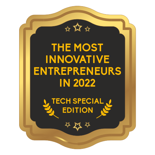 The Most Innovative Entrepreneurs in 2022 Badge