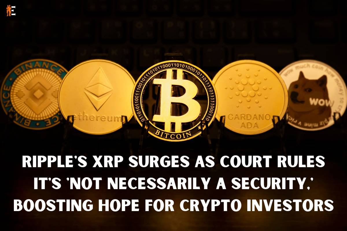 Ripple's XRP Surges as Court Rules it's 'Not Necessarily a Security,' Boosting Hope for Crypto Investors